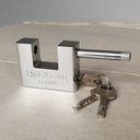 Ver imagem 2 de Cadeado Grande 70mm Barra Tranversal Blindado Anti Furto 4