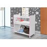 Mini Berço Moisés Bedside Grade Móvel Rosa - Bela Casa Shop - 1