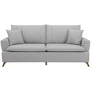Ver imagem 2 de Sofa 3 Lugares 180 cm Eron Linho Cinza Vazzano