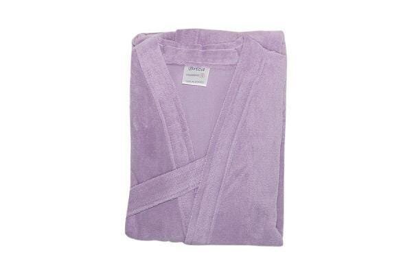 Roupão Veludo 100% Algodão Briza Lilas 3008 Tamanho M