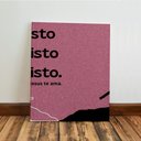 Ver imagem 4 de Kit 3 Quadro Decorativo Cristão Jesus Evangélico Gospel 28x20cm