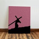 Ver imagem 5 de Kit 3 Quadro Decorativo Cristão Jesus Evangélico Gospel 28x20cm