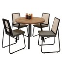 Ver imagem 2 de Conjunto Sala de Jantar 4 Cadeiras Varese Carraro  