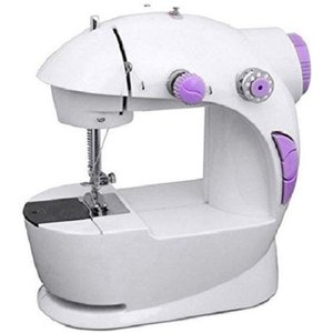 Mini Máquina Costura Elétrica Portátil Bivolt Pedal