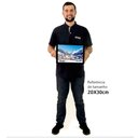 Ver imagem 2 de Quadro Decorativo Montanhas e a Neve em Moldura Caixa Tacolado Moldura Caixa 3cm Madeira sem Vidro 2