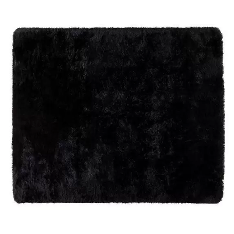 Tapete Antiderrapante Poliéster Corttex Moscou 140 x 200 cm:Preto