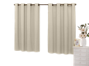 Ver imagem 1 de Cortina 2,80x1,30 Sala Quarto Cozinha Blackout Corta Luz: Areia