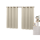 Ver imagem 1 de Cortina 2,80x1,30 Sala Quarto Cozinha Blackout Corta Luz: Areia