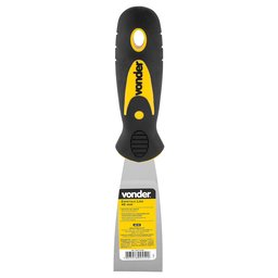 Espátula Betumadeira Lisa 1.1/2'' 3,8 Cm Aço Carbono com Cabo Anatômico em Pvc Vonder - 2