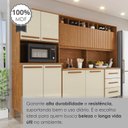 Ver mais imagens de Armário de Cozinha 9 Portas 3 Gavetas 100% Mdf Isabella