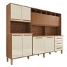 Armário de Cozinha 9 Portas 3 Gavetas 100% Mdf Isabella - 2