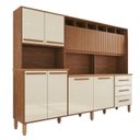 Ver imagem 2 de Armário de Cozinha 9 Portas 3 Gavetas 100% Mdf Isabella