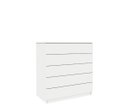 Ver imagem 1 de Cômoda Premium 5 Gavetas Tcil Móveis:branco