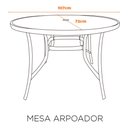 Ver imagem 2 de Mesa Arpoador - Cinza Fratini