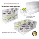 Ver imagem 3 de SUPORTE ACRÍLICO PORTA CÁPSULAS BBLEND 2 GAVETAS PARA 20 CÁPSULAS PC-BB-20 CENTAURI ACRÍLICOS Centau