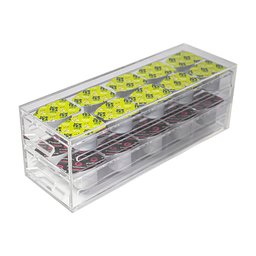 SUPORTE ACRÍLICO PORTA CÁPSULAS BBLEND 2 GAVETAS PARA 20 CÁPSULAS PC-BB-20 CENTAURI ACRÍLICOS Centau - 5