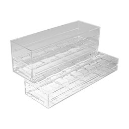 SUPORTE ACRÍLICO PORTA CÁPSULAS BBLEND 2 GAVETAS PARA 20 CÁPSULAS PC-BB-20 CENTAURI ACRÍLICOS Centau - 6