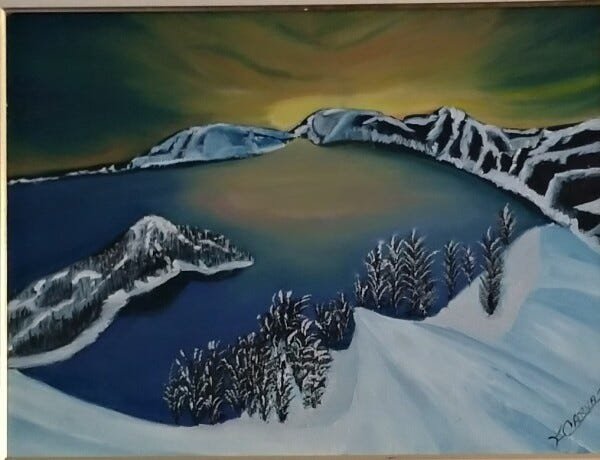 Amanhecer - óleo sobre tela - 1