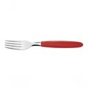 Ver imagem 1 de Kit 6 Garfo Mesa Tramontina Ipanema Inox Vermelho