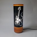 Ver imagem 1 de Abajur Luminária de Mesa Instrumentos Musicais Guitarra