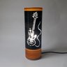 Abajur Luminária de Mesa Instrumentos Musicais Guitarra - 1