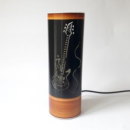 Abajur Luminária de Mesa Instrumentos Musicais Guitarra - 3