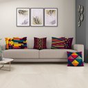 Ver imagem 2 de Kit 6 Almofadas Cheias 40cm X 40cm Decorativas Estampadas Digital Sala Sofá Quarto Pastilhas