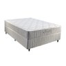Conjunto Base Cama Box Viúva 128x188 + Colchão de Molas Ensacadas D33 Comfort White 25cm - 2