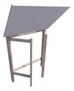 Ver imagem 4 de Mesa Escritorio Estudo Biblioteca Quarto Infantil Pequeno Technox Marron