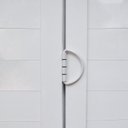 Ver imagem 6 de Porta Camarão Lambril Alumínio 80 X 210cm Hale Abertura Direita