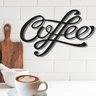 Painel Decorativo Cantinho Do Café Preto Coffee Decoração - 2