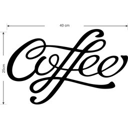 Painel Decorativo Cantinho Do Café Preto Coffee Decoração - 3