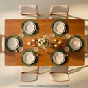Ver imagem 2 de Mesa de Jantar Retangular 6 Lugares 180cm Tali CabeCasa MadeiraOriginals Marrom Cinamomo