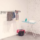 Ver imagem 7 de Varal Sanfonado Aço Preto 1,00m