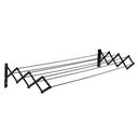 Ver imagem 1 de Varal Sanfonado Aço Preto 1,00m