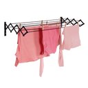 Ver imagem 5 de Varal Sanfonado Aço Preto 1,00m