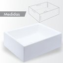 Ver imagem 3 de Cuba Sobrepor Banheiro - Pia Mármore Sintético 40cm