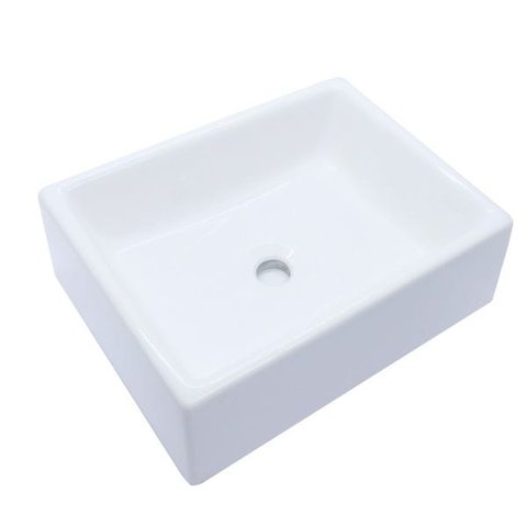 Cuba Sobrepor Banheiro - Pia Mármore Sintético 40cm