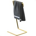 Ver imagem 2 de Porta Toalha de Rosto Banheiro Lavabo Bancada Dourado Yiwu