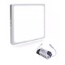 Painel Plafon Luminária Led Sobrepor Quadrado 25w 30x30 3000k - 3