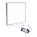 Ver imagem 3 de Painel Plafon Luminária Led Sobrepor Quadrado 25w 30x30 3000k
