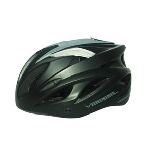 Capacete Bike Mtb Vessel Regulagem/Led M Preto Com Cinza