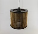 Ver imagem 3 de Lustre Pendente Luminária Rustico Bambu com Soquete E-27