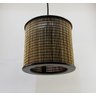 Lustre Pendente Luminária Rustico Bambu com Soquete E-27 - 4