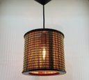 Ver imagem 2 de Lustre Pendente Luminária Rustico Bambu com Soquete E-27