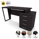 Ver imagem 3 de Mesa Industrial Executiva Gaveteiro 1,50m a 1,72m Pre Pés Metal F5