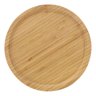 Linda Bandeja Redonda de Bambu com 30 Cm Tuut - 1