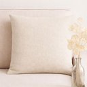 Ver imagem 1 de Capa de Almofada Linho Lisa 44x44cm Cores - Bege Claro