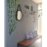 Kit 24 Placas Painel  Parede Ripado Revestimento Impacto Flexivel Textura Sustentavel 3D Pvc - 6