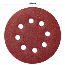 Disco de Lixa Aderente com Furo 125mm Grão 150 | 50 Un - 2